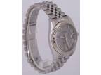 MINT PAPERS Rolex DateJust 36mm GRAY CONCENTRIC ROULETTE Jubilee 116234 B+P