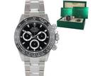 2022 MINT Rolex Daytona 116500 Black Ceramic Steel 40mm Watch Box