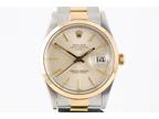 Rolex Oyster Perpetual Date 15053 Stainless Steel & 18K Yellow Gold 34mm Watch