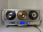 Emerson MS3108 Triple CD Player System Linear 3 CD AMFM With Base Tested READ