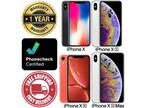 Apple iPhone X XR XS XS Max 64GB 128GB 256GB - Unlocked Verizon AT&T T-Mobile
