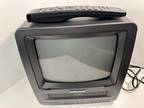 Vintage Magnavox TV VCR Combo Retro Works Perfect With Plug And Remote