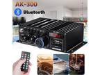 800W 2 Channel bluetooth Mini HIFI Power Amplifier Audio Stereo Amp Home Car FM