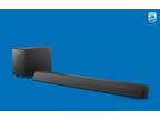 Philips B5306 2.1-Channel Soundbar with Wireless Subwoofer & HDMI New Condition