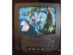 2003 13" Sylvania Color CRT Gaming TV DVD Combo 6513VD With Remote