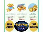 Pokemon Go Pokecoins for VERY CHEAP; 1,200-101,500 Coins