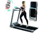 300 lb Foldable Portable Treadmill Compact Walking Treadmill for Home Gym