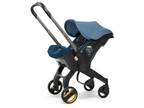 Baby Infant Car Seat Stroller Combos 4 in 1 Light Travel Foldable Royal Blue