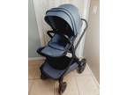Nuna Demi Grow Stroller (Sleight Blue) + Cushions + Rain Cover