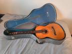 1966 Vintage Giannini Acoustic Classical Guitar Model No.6 Made in Brazil