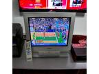 Apex 20" Retro Gaming CRT TV Flat Screen w/ Remote & DVD Player GT2015DV TESTED