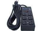 Furman SS6B SS-6B 15A AC Surge Strip 6 Outlet 2X3 Block Metal Chasis 15ft Cord