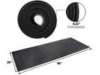96'' x 38''Exercise Equipment Mat Gym Bike Floor Protector Treadmill Mat PVC