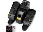 Under Desk Elliptical Machine Electric Seated Leg Foot Pedal Exerciser w/Remote