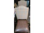 New Price! 2 Farmhouse Upholstered Side Chairs