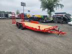 2024 Down 2 Earth 7x20 7k equipment red trailer wood deck 7x20