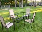 Patio table and 4 chairs