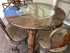 Beautiful bar table and 5 chairs