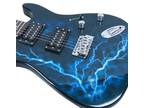 New Electric Guitar GST-E Double Pickup Bag Strap Paddle Rocker Cable Wrench