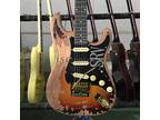 Stevie Ray Vaughan ST Relic Electric Guitar SRV Sunburst Alder Body Heavy Aged