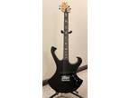 Custom-made, unique electric guitar, double cutaway with single-coil pickup