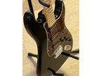 Smiger A Standard Strat with Maple Fretboard. Black