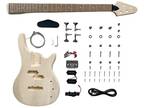 DIY Electric Bass Guitar,I-Four-stringed Bass,Basswood Body and Maple Neck