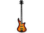 4 String Electric Bass Bolt_On Maple Neck ,Composite Ebony Fretboard