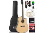Cutaway Acoustic Electric Guitar Kit, 4/4 Scale Spruce Wood Steel String Instrum