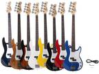 New Burning Fire 4 Strings Electric P Electric Acoustic Bass Guitar