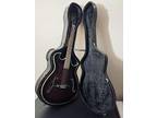 Antoniotsai Solid wood Real Abalone Acoustic 6 Strings Guitar Damaged See Pic)