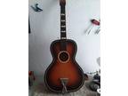 Wabash 12 Fret Parlor Guitar 1950s Sunburst