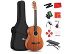 Classical Guitar 4/4, 39 Inch Full Size Nylon String Guitar for Beginner Adults,