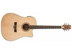 Delta Woods® DW-2 CE™ Solid Top Cutaway Acoustic-Electric Guitar with