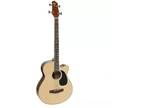 Full Size Acoustic Electric Bass Guitar 22-Fret with 4-Band Equalizer Solid Wood