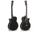Glarry GT501 40 inch Spruce Front Cutaway Folk Guitar with Bag & Board & Wrench