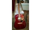 NEW . Epiphone PR-150 Wine Red Acoustic Guitar