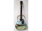 Steel Reinforced Neck Acoustic Guitar With Art Signed