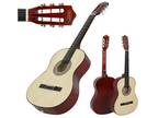 38" Full Size Acoustic Wooden Guitar With Guitar Case,Strap,Tuner, Pick Portable