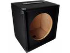 Electric Guitar 1X12 Empty 12" Speaker Carpet Cabinet Enclosure Box 1/4" Jack