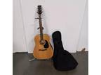 Brown Guitar in Soft Black Case