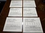Vintage Fender Guitar Amplifier Tube Charts ! Sam Hutton Builder Files ! Tweed !