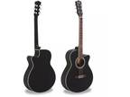 Glarry 40" Cutaway Folk Guitar Bundle with Beginner Kit School Band
