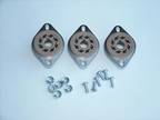 BELTON 8 PIN OCTAL micalex tube sockets for 6V6, 6L6, set of 3 w/ mounting bolts