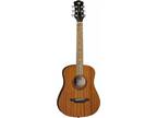 Luna Safari Series Muse Mahogany 3/4-Size Travel Acoustic Guitar - Natural