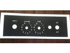 Fender Pro Junior Faceplate Overlay Black W/ White Letters