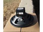 Weber Signature Alnico 8S 8 inch Speaker 15W 4 Ohms Ribbed Cone Great for Champs