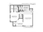 The Frontier West Lawrence - 1 Bedroom Sunroom End