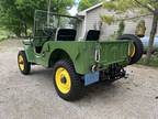 Restored 1945 Willys-Overland Jeep CJ2A With Trailer