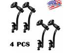 4x Drum Microphone Rim Clamp Mount Clip Mic Holder Adjustable Gear for All Drum